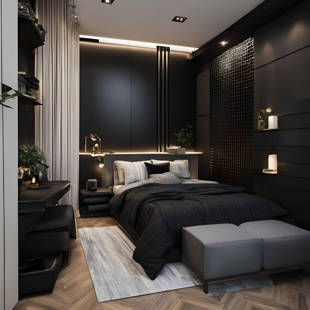 Black Bedroom Ideas for Small Rooms