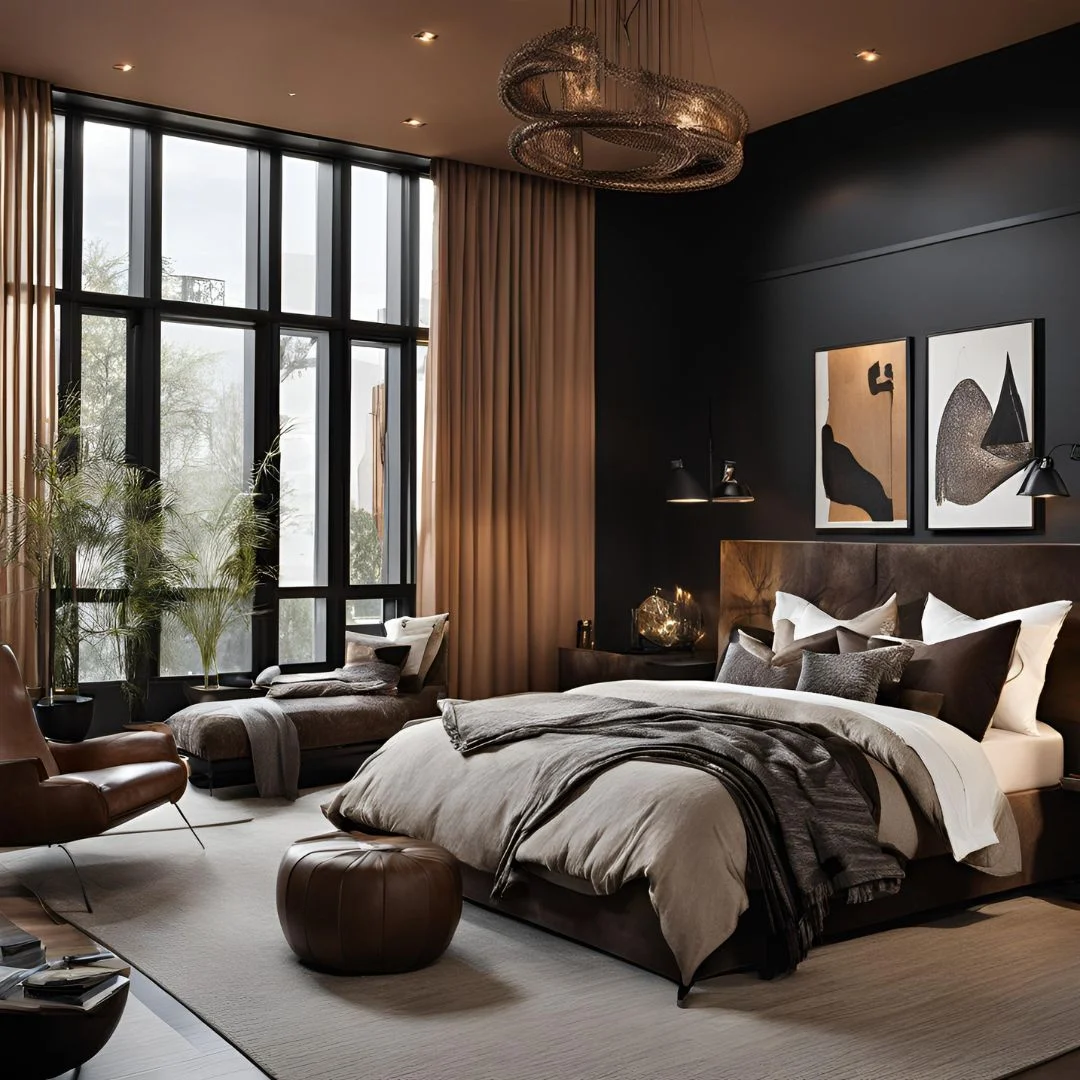 Brown and Black Bedroom Ideas