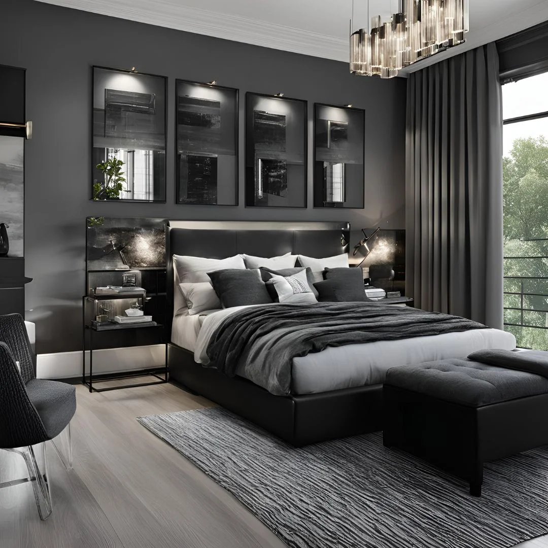 Grey and Black Bedroom Ideas