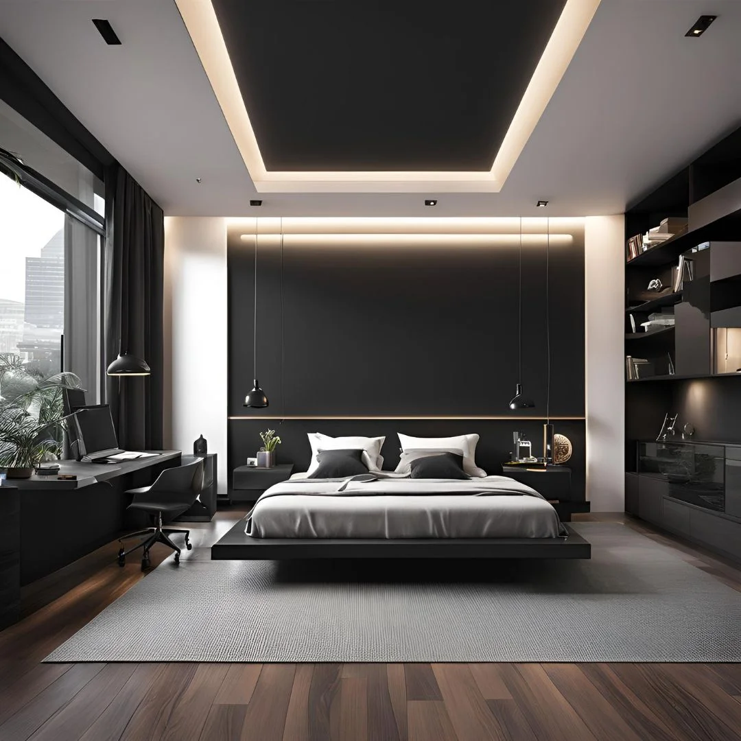 Modern Black Bedroom Ideas