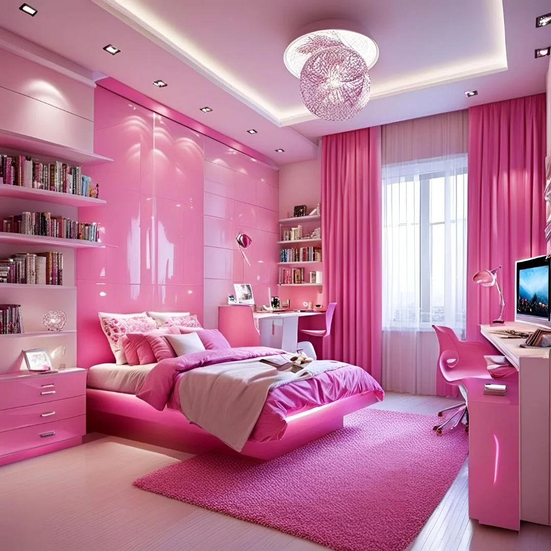 Pink Teen Bedroom Ideas