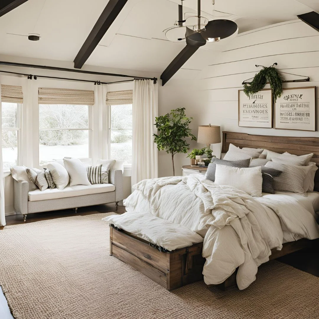 Simple Farmhouse Bedroom Ideas