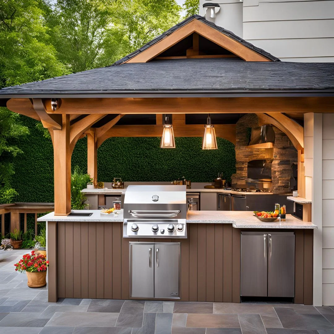 Small Covered Outdoor Kitchen Ideas