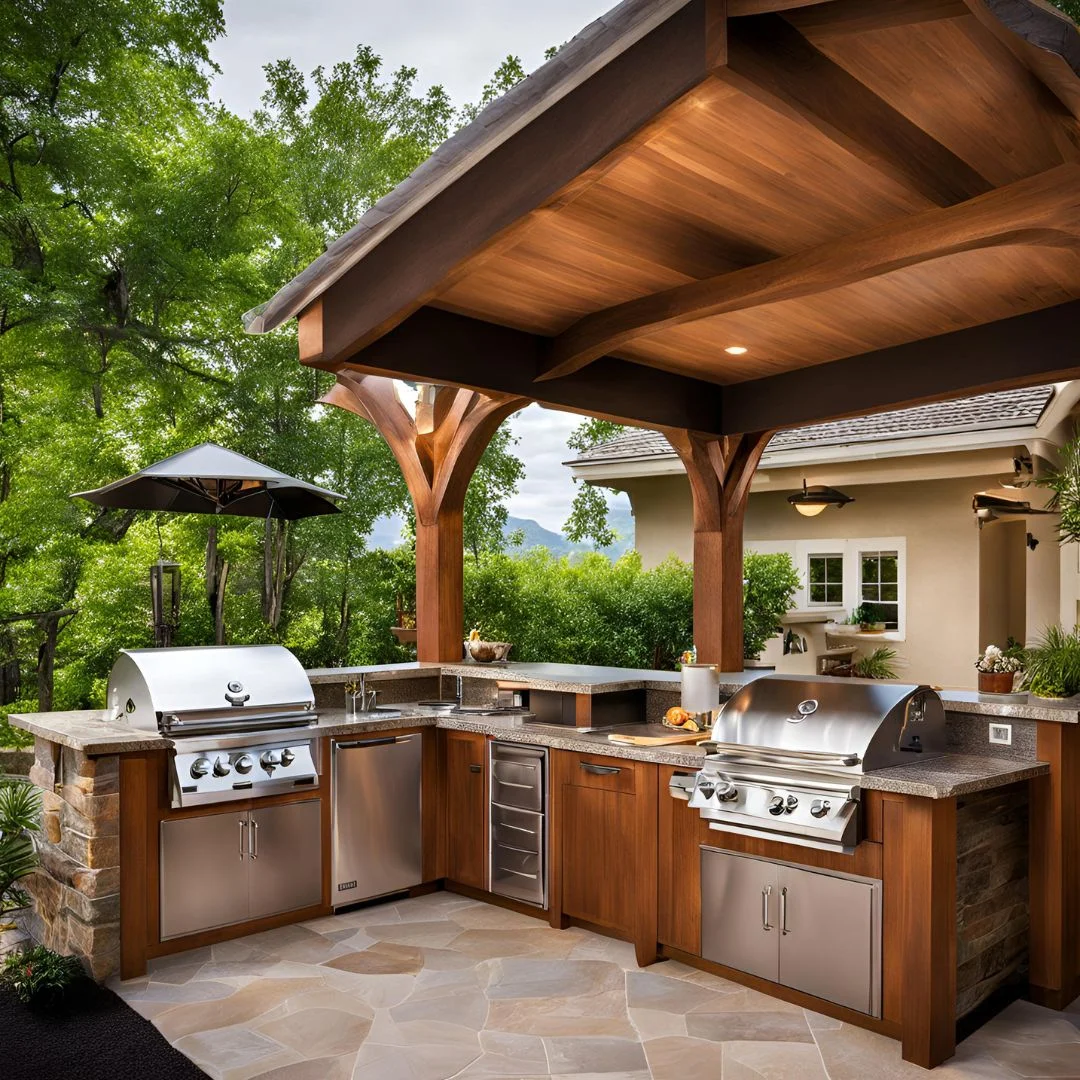 blackstone outdoor kitchen diy