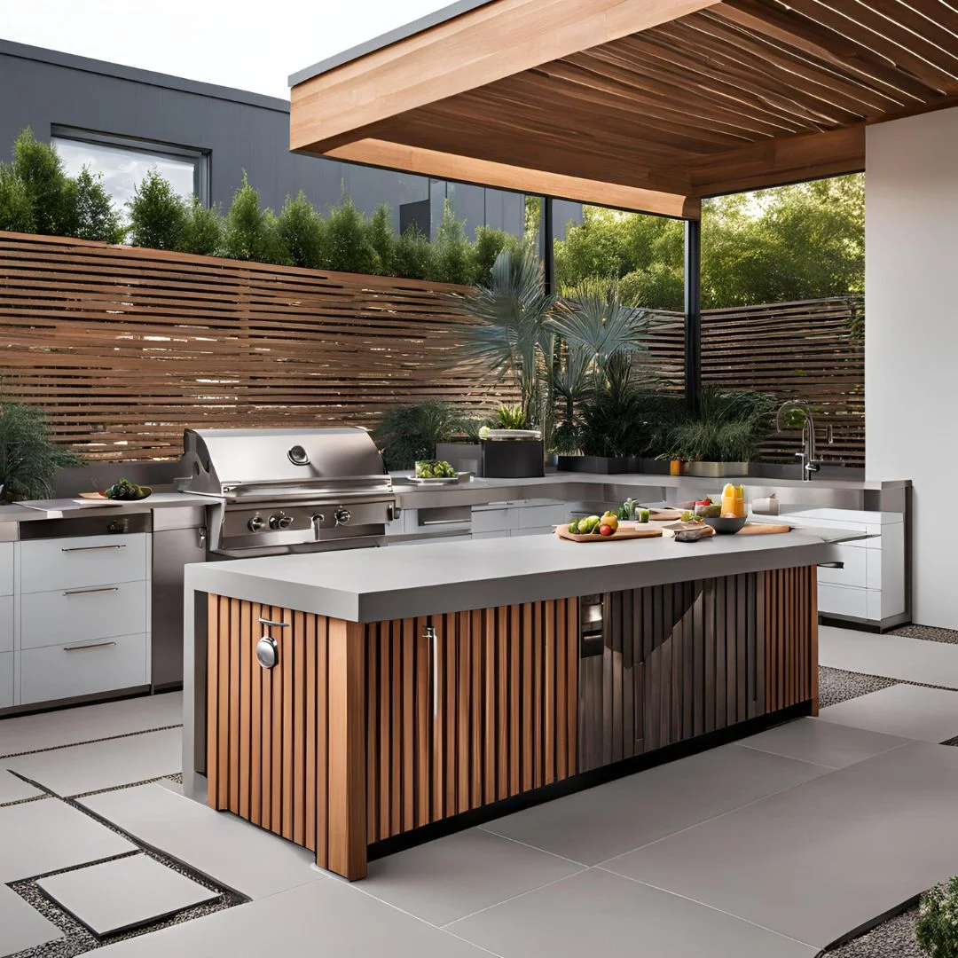 modern outdoor kitchen design