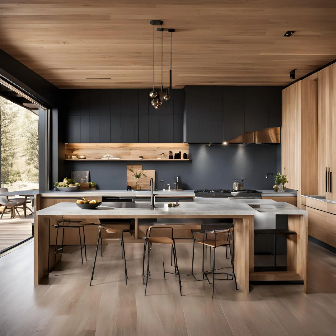 mountain modern kitchen design