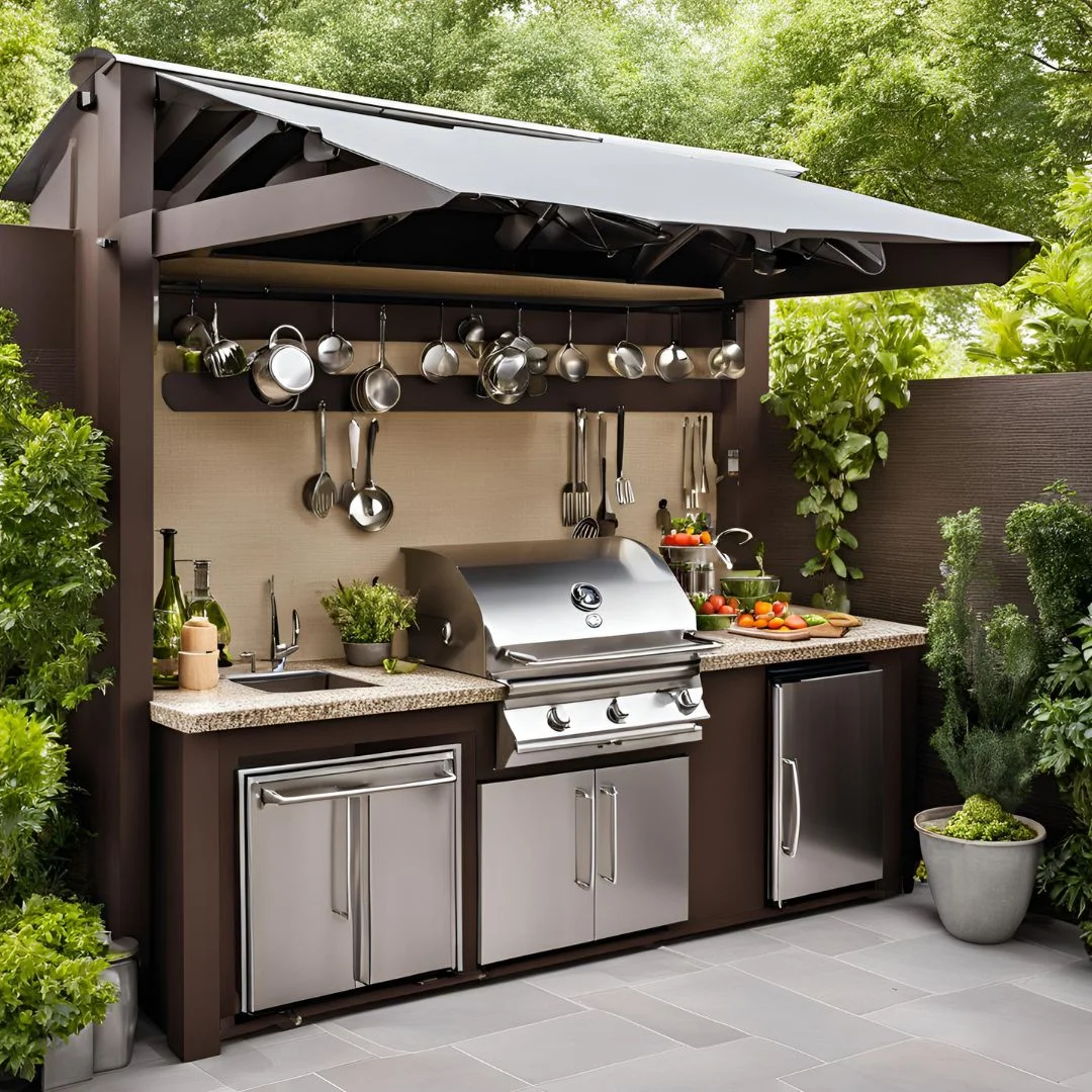 small outdoor kitchen design